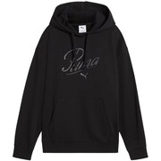 Bluza damska Puma Ess Script Comfort Hoodie czarna 684983 01 Puma