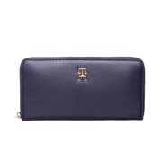 Portfel damski Tommy Hilfiger Iconic GP Wallet Keyfob z brelokiem na prezent - AW0AW14004-DW6 Tommy Hilfiger