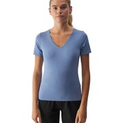 Koszulka damska 4F F1649 denim 4FWAW24TTSHF1649 32S 4F