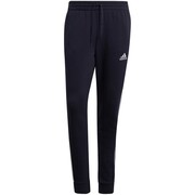 Spodnie męskie adidas Essentials Fleece Tapered Cuff 3-Band Pants granatowe GK8823 adidas