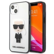 Etui Karl Lagerfeld Iconik Karl na iPhone 13 mini - przezroczyste Karl Lagerfeld