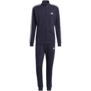 Dres męski adidas Basic 3-Stripes French Terry granatowy IC6765 adidas