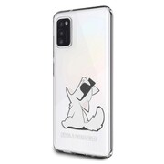 Etui Karl Lagerfeld Choupette Fun na Samsung A41 - przezroczyste Karl Lagerfeld