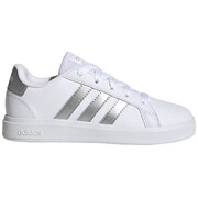 Buty dla dzieci adidas Grand Court Lifestyle Tennis Lace-Up białe GW6506 adidas