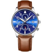 Zegarek Męski Giewont Chronograph Sapphire Brązowo Niebieski GW5630-A6 Giewont