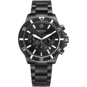 Zegarek Męski Giewont Chronograph Sapphire Czarny GW3970-B4 Giewont