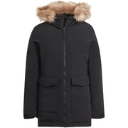 Kurtka damska adidas Parka Hooded Fur czarna IJ8260 adidas