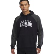 Bluza męska Under Armour Rival Fleece Colorblock Hoodie czarna 6003958 001 Under Armour