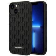 Etui Karl Lagerfeld 3D Monogram na iPhone 14 Plus - czarne Karl Lagerfeld