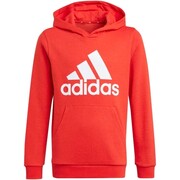 Bluza dla dzieci adidas Essentials Big Logo Hoodie czerwona GN4037 adidas