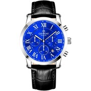 Zegarek Męski Giewont Chronograph Sapphire Srebrno Niebieski GW6260-A4 Giewont