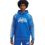 Bluza męska Under Armour Rival Fleece Colorblock Hoodie niebieska 6003958 402 Under Armour