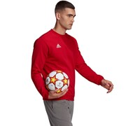 Bluza męska adidas Entrada 22 Sweat Top czerwona HB0577 adidas teamwear