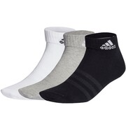 Skarpety adidas Thin and Light Ankle Socks 3P białe, szare, czarne IC1283 adidas