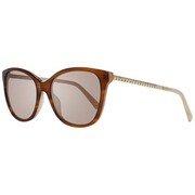 Damskie okulary przeciwsłoneczne Swarovski Brown - SK0218-47F Swarovski