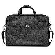 Torba Guess Saffiano 4G Triangle Logo na laptopa 16'' - czarna Guess