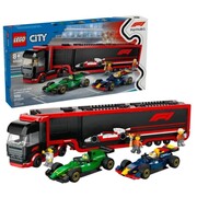 LEGO CITY 60445 F1 Ciężarówka z bolidami RB20 i AMR24 F1 Lego