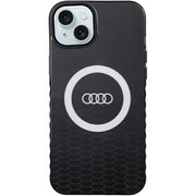 Etui Audi IML Big Logo MagSafe na iPhone 15 Plus / 14 Plus - czarne Audi