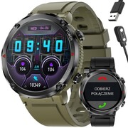 SMARTWATCH MĘSKI GRAVITY GT21-7 - BLUETOOTH CALL, DODATKOWY PASEK (sg025g) Gravity