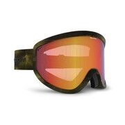 Gogle narciarskie damskie/męskie Volcom Footprints snowboardowe zimowe czerwone (VG0622303) Volcom