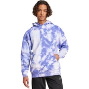 Bluza męska adidas ALL SZN Fleece Washed Hoodie niebiesko-biała IY6591 adidas