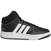 Buty dla dzieci adidas Hoops Mid czarne GW0402 adidas