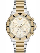 ZEGAREK MĘSKI EMPORIO ARMANI AR11606 Two-Tone Chronograph + BOX Emporio Armani