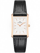 ZEGAREK DAMSKI DANIEL WELLINGTON Bound Black Crocodile Rose Gold 24mm DW00100698 + BOX Daniel Wellington