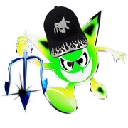 CZAPKA Z DASZKIEM DOOM 3000K 3D CHROME FLAME SLAYER CAP Doom Freak aka Doom 3000