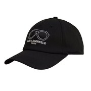 Czapka z daszkiem Karl Lagerfeld Paris Okulary Strapback Czarna - L5WH7946 blk Karl Lagerfeld
