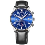 Zegarek Męski Giewont Chronograph Sapphire Czarno Niebieski GW5630-A3 Giewont