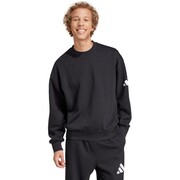 Bluza męska adidas Essentials Loose Fit 3 Bar Logo czarna JF3542 adidas