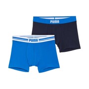 Bokserki męskie Puma Everyday Placed Logo 2 pak niebieskie, granatowe 938476 03 Puma
