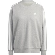 Bluza damska adidas Essentials 3-Stripes szara IC9905 adidas