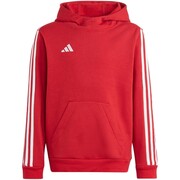 Bluza dla dzieci adidas Tiro 23 League Sweat Hoodie czerwono-biała HS3607 adidas