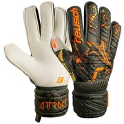 Rękawice bramkarskie Reusch Attrakt Grip zielono-pomarańczowe 5370018 5556 Reusch