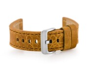 Pasek skórzany do zegarka W48 - PREMIUM - camel - 20mm Pacific