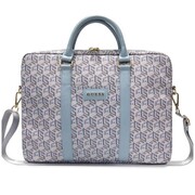 Torba Guess GCube Stripes na laptopa 16'' - niebieska Guess