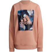 Bluza damska adidas Youforyou Sweatshirt morelowa HA2431 adidas
