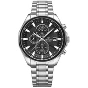 Zegarek Męski Giewont Chronograph Sapphire Srebrny GW7290-B2 Giewont