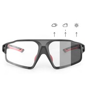 Okulary rowerowe Rockbros SP216BK fotochromowe UV400 - czarno-czerwone Rockbros