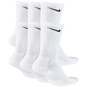 Skarpety Nike Everyday Cush Crew 6 par białe SX7666 100 Nike