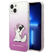 Etui Karl Lagerfeld Choupette Fun na iPhone 14 Plus - różowe Karl Lagerfeld