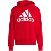 Bluza męska adidas Essentials French Terry Big Logo Hoodie czerwona IC9365 adidas