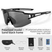 Rockbros okulary sportowe 14120008006 czarne Rockbros