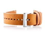 Pasek skórzany do zegarka W118 - camel - 22mm Pacific