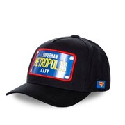 Czapka z daszkiem Capslab Superman Metropolis City DC Czarna - FG/DC2/1/CAS/SUP1 Capslab