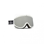 Gogle snowboardowe Volcom FOOTPRINTS WHITE RERUN/SILVER CHROME lustra srebne (VG0622316) Volcom