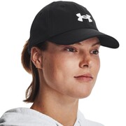 Czapka z daszkiem damska Under Armour Blitzing Adj OSFM czarna 1376705 001 Under Armour
