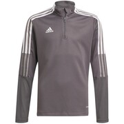 Bluza dla dzieci adidas Tiro 21 Training Top Youth szara GM7321 adidas teamwear